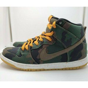 Nike Dunk SB High FIVEONEO Camo 646552 037 Size US